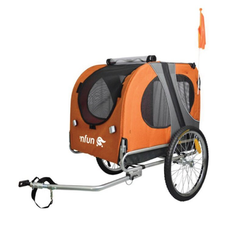 Bicycle trailer 'NFun for animals (blue)