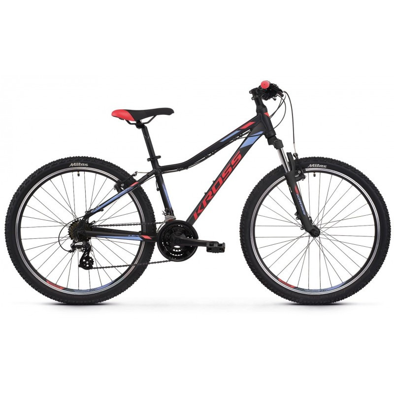 KROSS velosipēds LEA 2.0 melns/sarkans/zils 2022